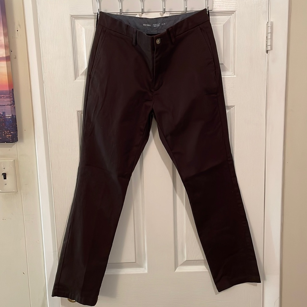 OLD NAVY Men’s Size 30x30 Chocolate Brown Slim Pants
